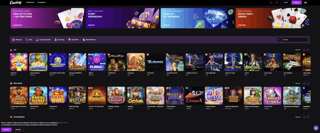 Exploring Exciting Games and Offers at casinycasino